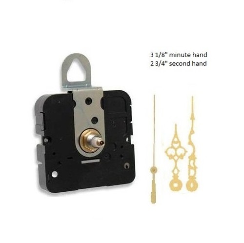 Clock movement mechanism with - mechanism,