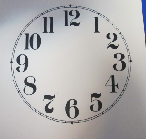 Blank clock dial roman - clock,