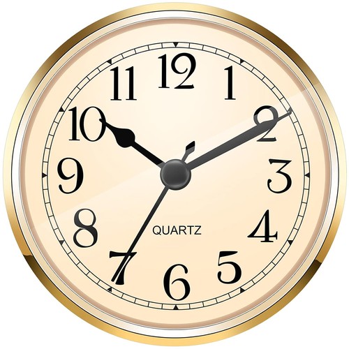 90mm gold quartz - quartz, clock