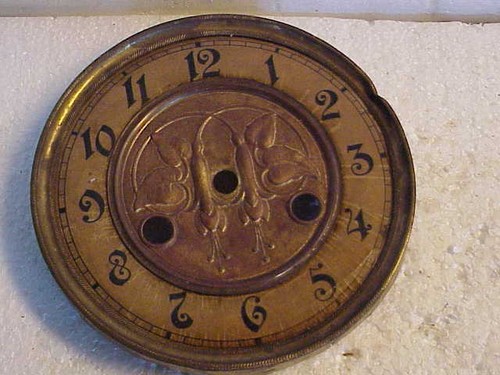 Used inch brass clock - used, 5