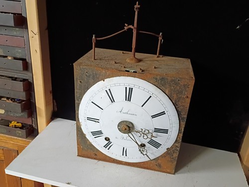 Antique morbier clock movement - morbier,