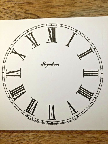 Inch ingraham clock - inch,